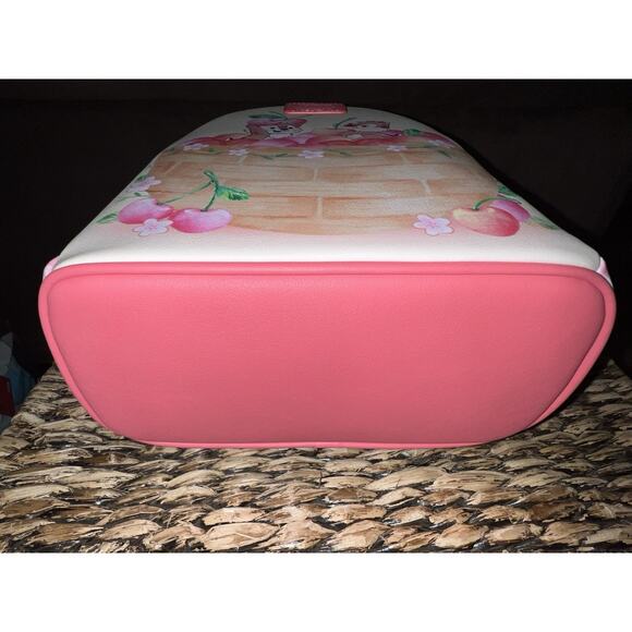 Loungefly Disney Chip 'N' Dale Cherry Basket Mini Backpack Wallet Set - Picture 7 of 9